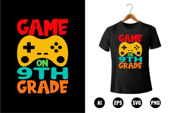 9th Grade Game Graphics for T-Shirt Designs