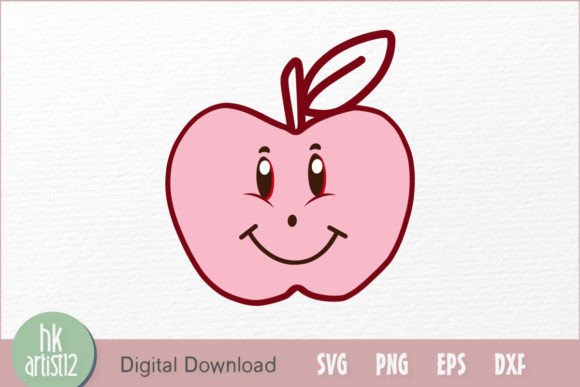 Apple Cute Emoji Design: Graphics for Crafts & Handmade Business