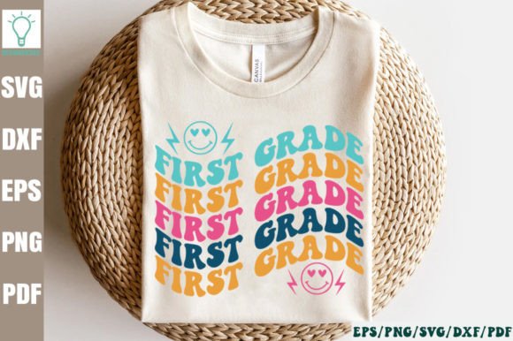 First Grade Retro SVG: Graphics & Crafts Asset Review