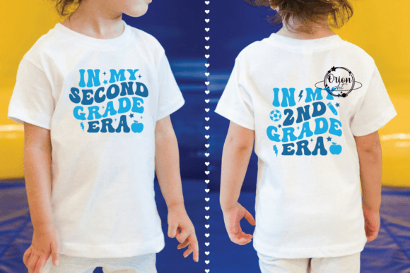 Groovy Second Grade SVG PNG