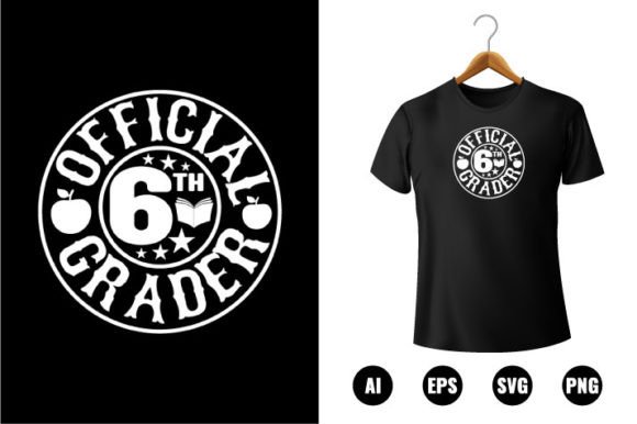 Official 6th Grader T-Shirt Design: Graphics for Youthful Branding
