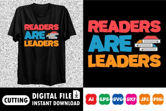 Readers Are Leaders Graphics & T-Shirt Designs