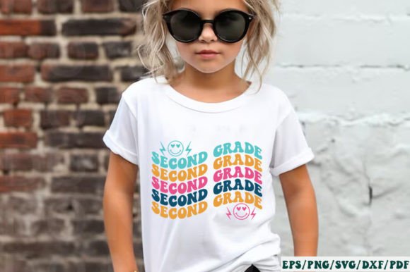 Second Grade Retro SVG: Graphics for Crafts Projects